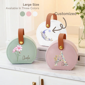 Personalised Travel Jewellery Organiser,Small Holiday Essentials Presents Box Gift,Travel Small Organiser Gift,Holiday Essentials Presents - uniqicon