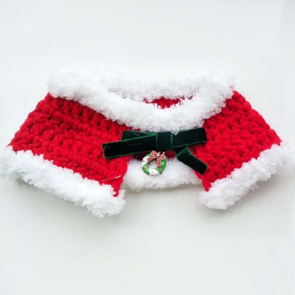 Funny Handmade Knitted Warm Dog Kitten Cat Pet Christmas Gifts Costumes, Knit Accessories Stuff, Xmas Cosplay Party Outfit Clothes With Santa Claus Cap Costume For Small Medium Dogs Cats Top Hat - uniqicon