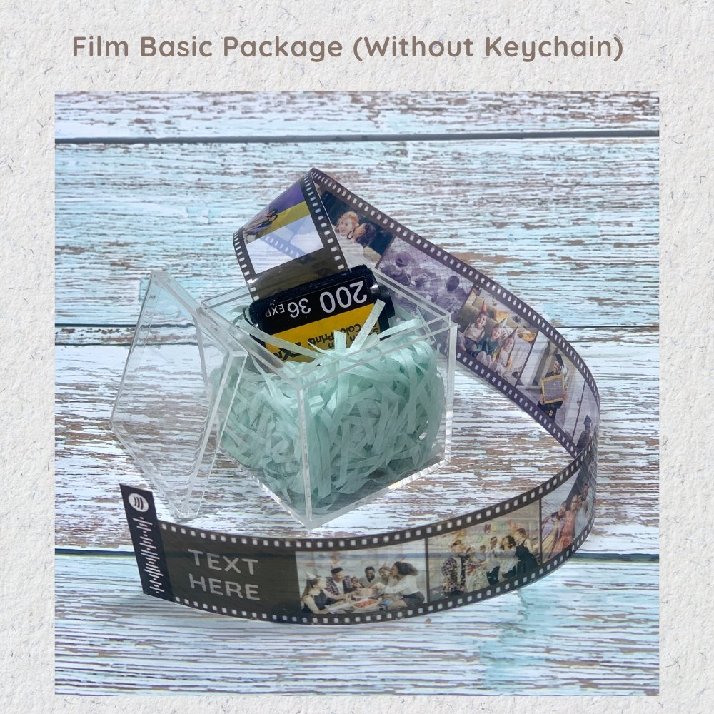 Personalized Customized Memory Retro Camera Film HD Photo Album Film Roll Keychain Spotify Voice Message Creative Birthday Valentine Christmas Graduation Friend Anniversary Gift Souvenir Customized Handmade - uniqicon